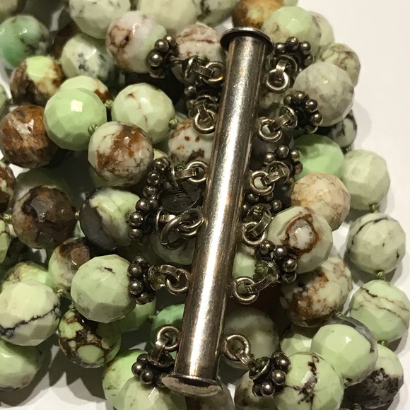 Six Strand Dalia Sterling Silver Bracelet - Picture 6 of 10